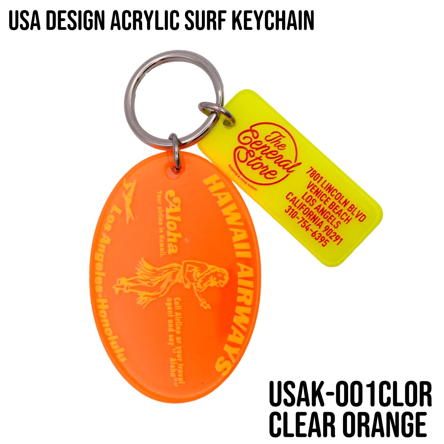USA THE GENERAL STORE SURF KEYCHAIN サーフ サーフィン キーホルダー