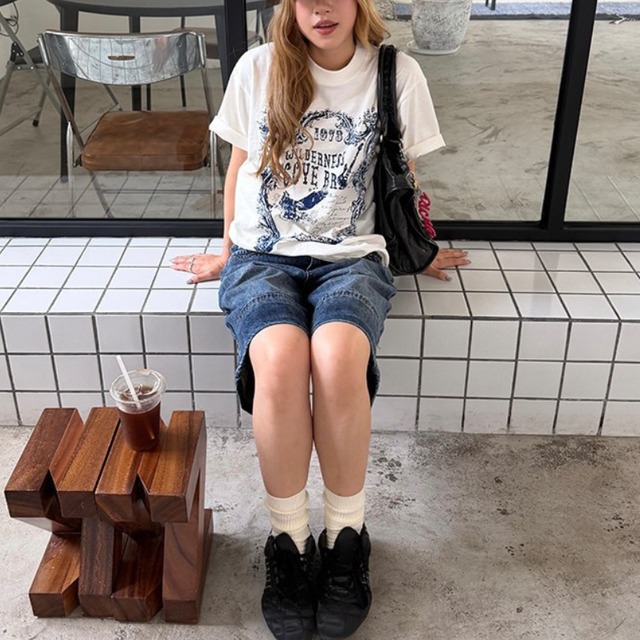 vintage graphic short-sleeve tee　ヴィンテージグラフィック半袖ティー　J2079