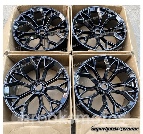 21インチ グロスブラック ホイール ポルシェ カイエン 2003-2016 21X11 4本セット -BRN-11417