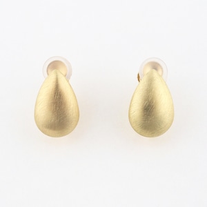 Matte drop earring