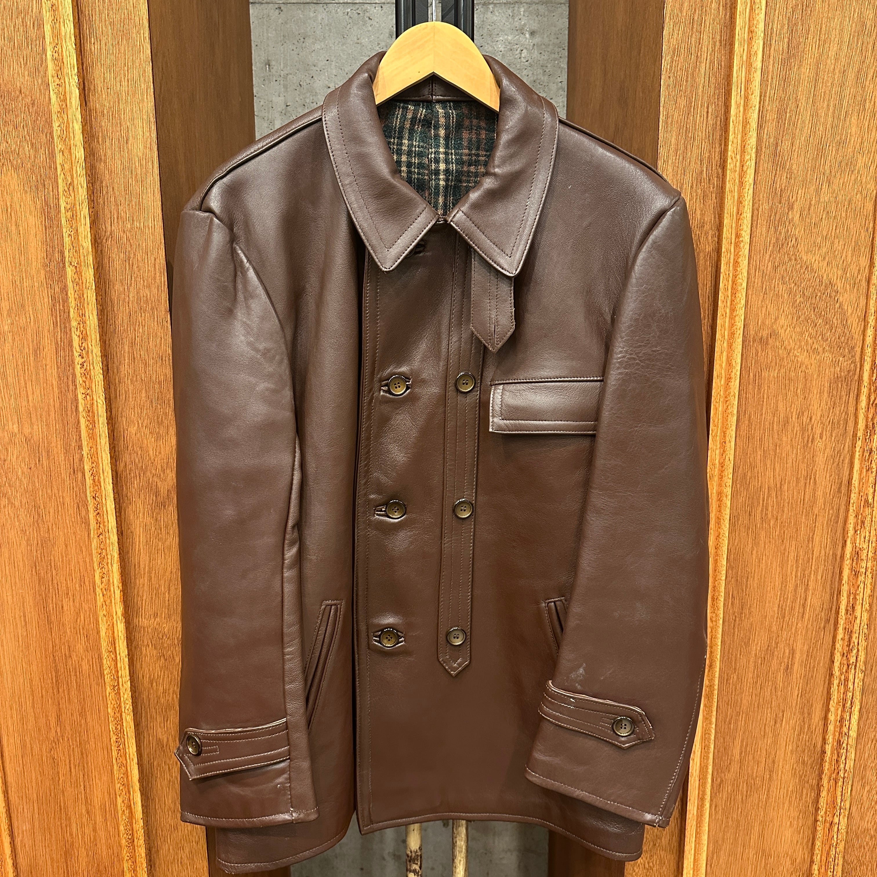 FRENCH VINTAGE CORBUSIER LEATHER JACKET GVF ⑧ | safarionline