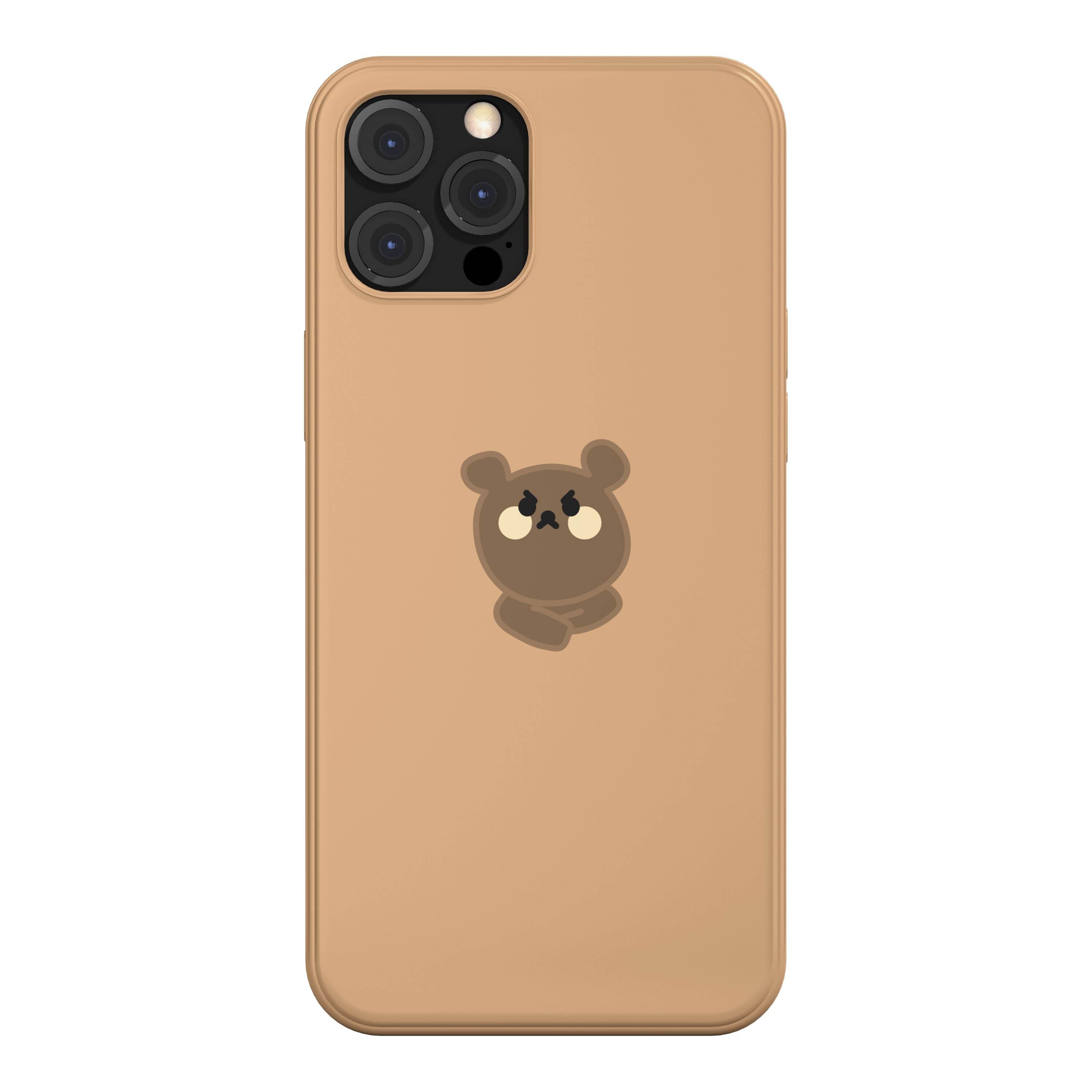 韓国 スマホケース [ANIMAL FRIENDS] かわいい くま イラスト キャラクター デザイナーズ iPhone Android対応 携帯カバー 熊 ベアー クマ(コミ)
