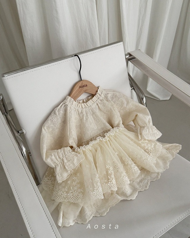 〘即納〙Aosta / Lace Tulle Skirt