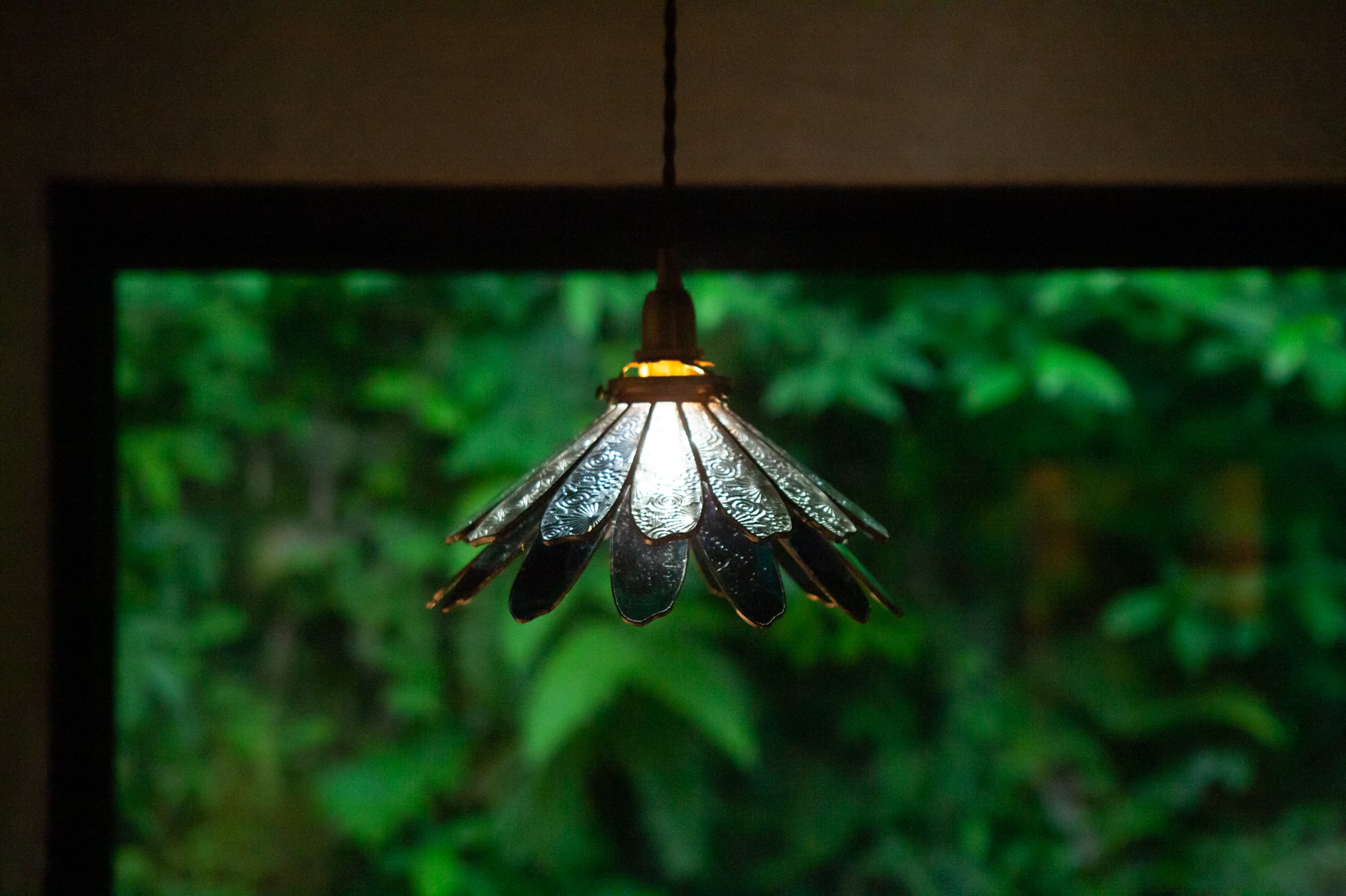 ホーローランプシェード 緑 G フランス アンティーク グリーン 照明