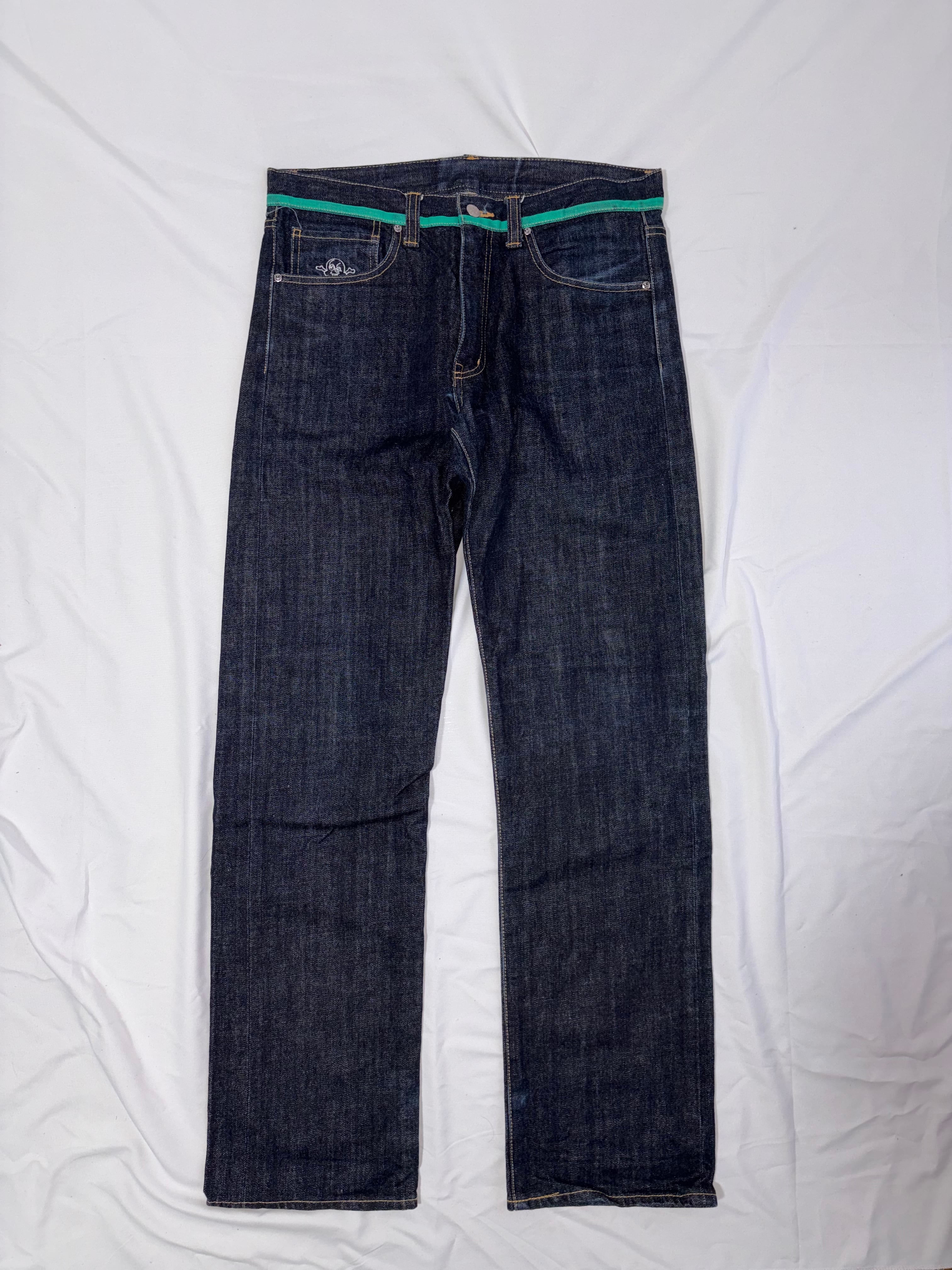 Levi's505/リーバイス505 ブラックデニムパンツ ジーンズ デカ履き