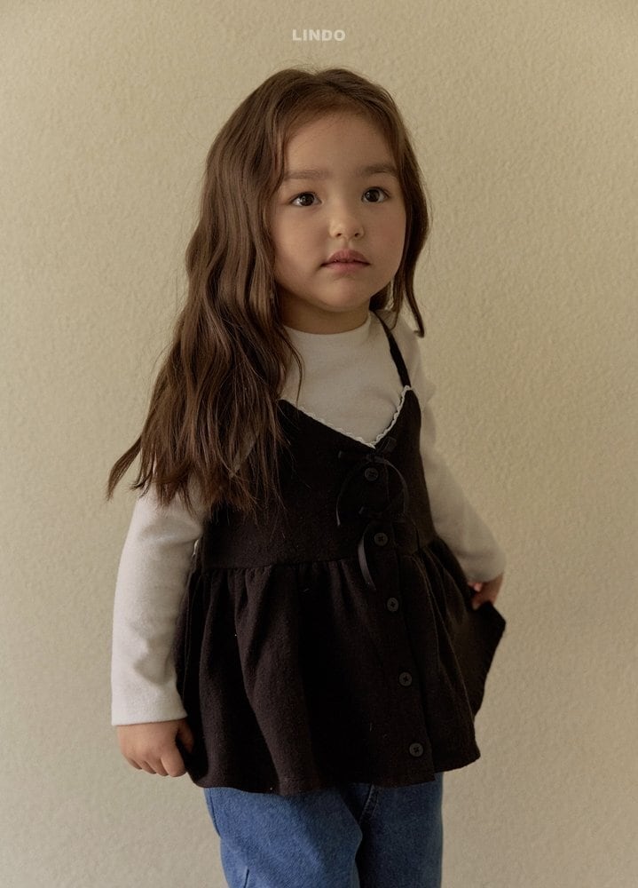 【予約商品】 flounced strap blouse