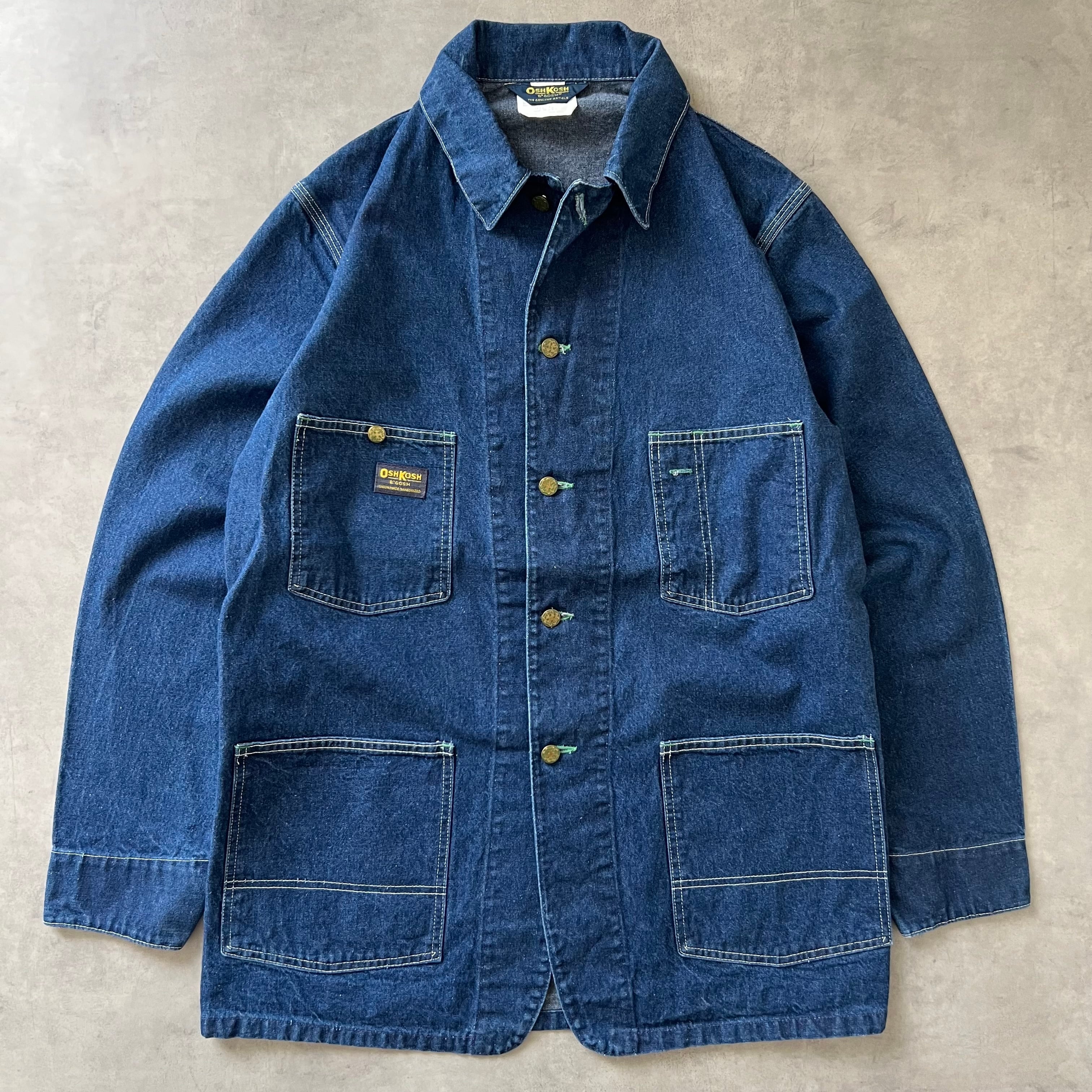 70s oshkosh denim coveralls jacket オシュコシュ カバーオール | SHUMI