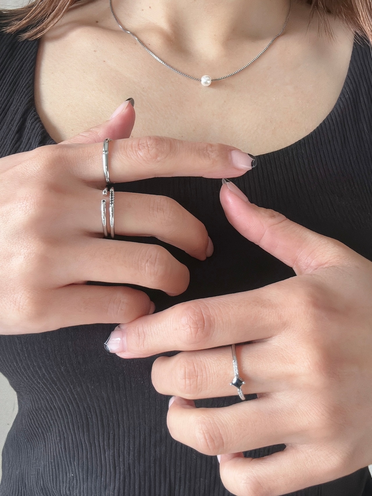 スクエアワンストーンリング