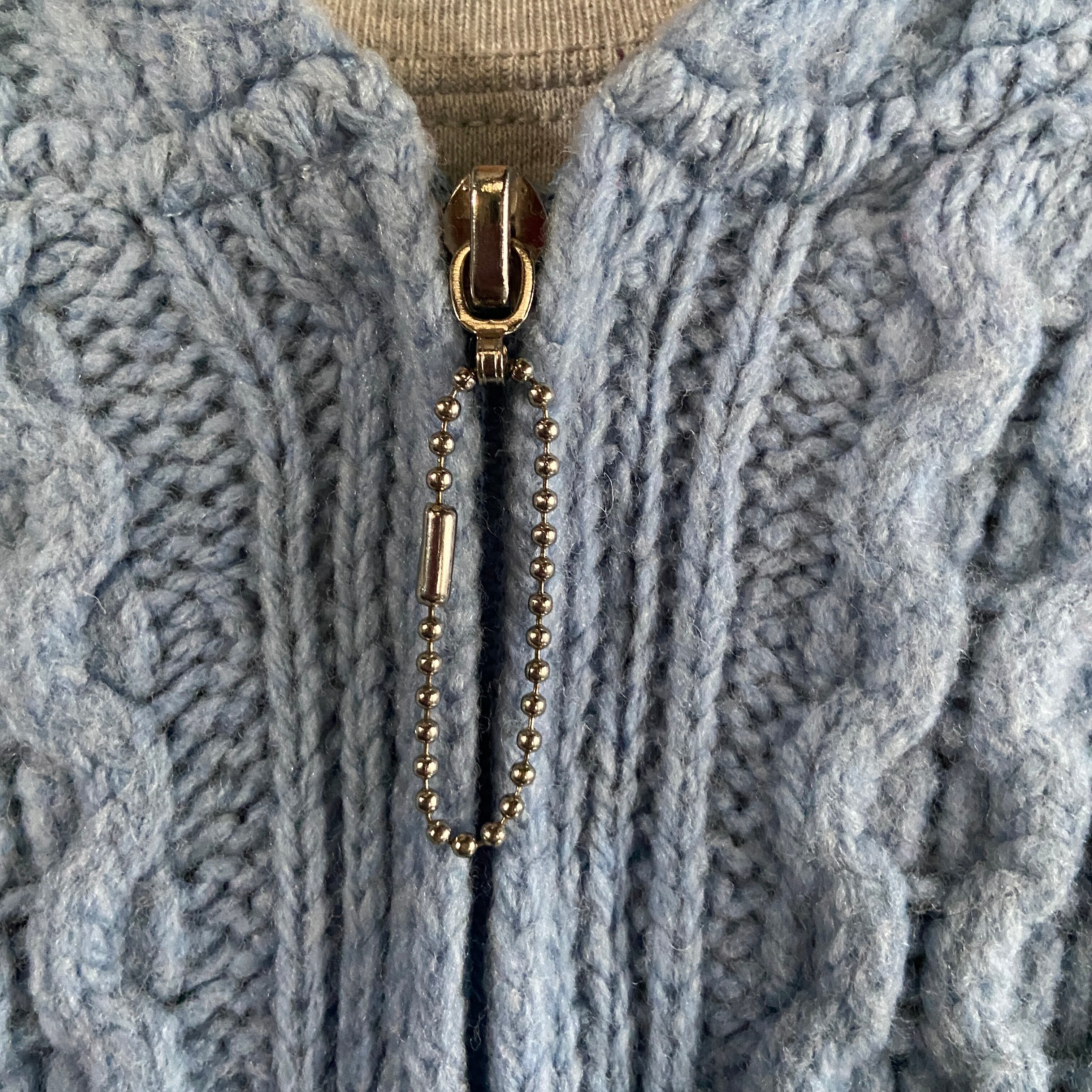 アイルランド製 arancrafts フィッシャーマン アランニットパーカー