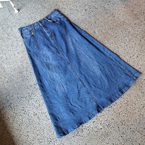 デニム ロングスカート used [310001]