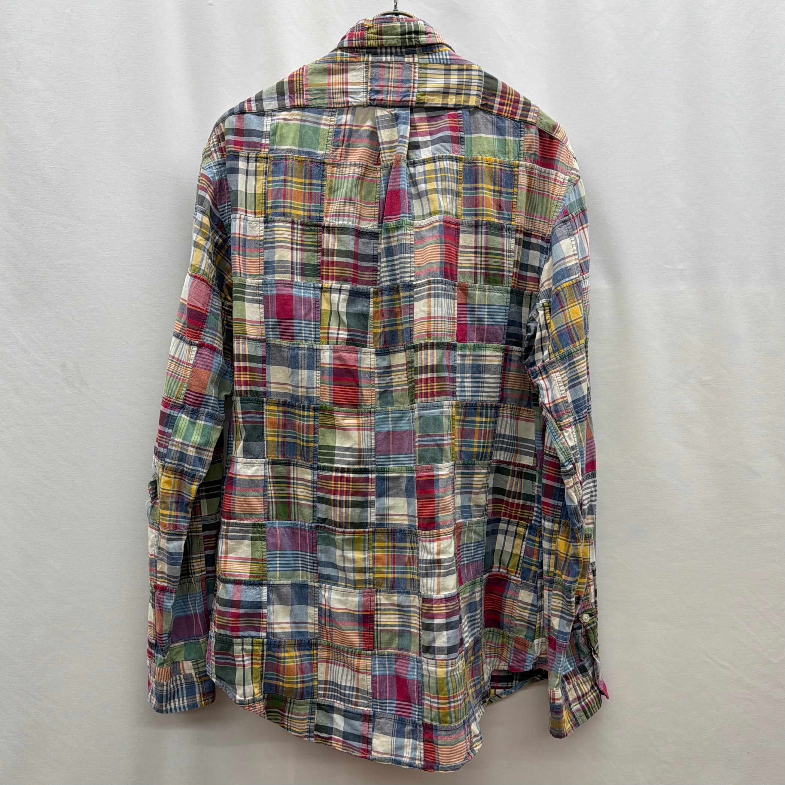 RALPH LAUREN】patchwork shirt パッチワーク シャツ ラルフローレン