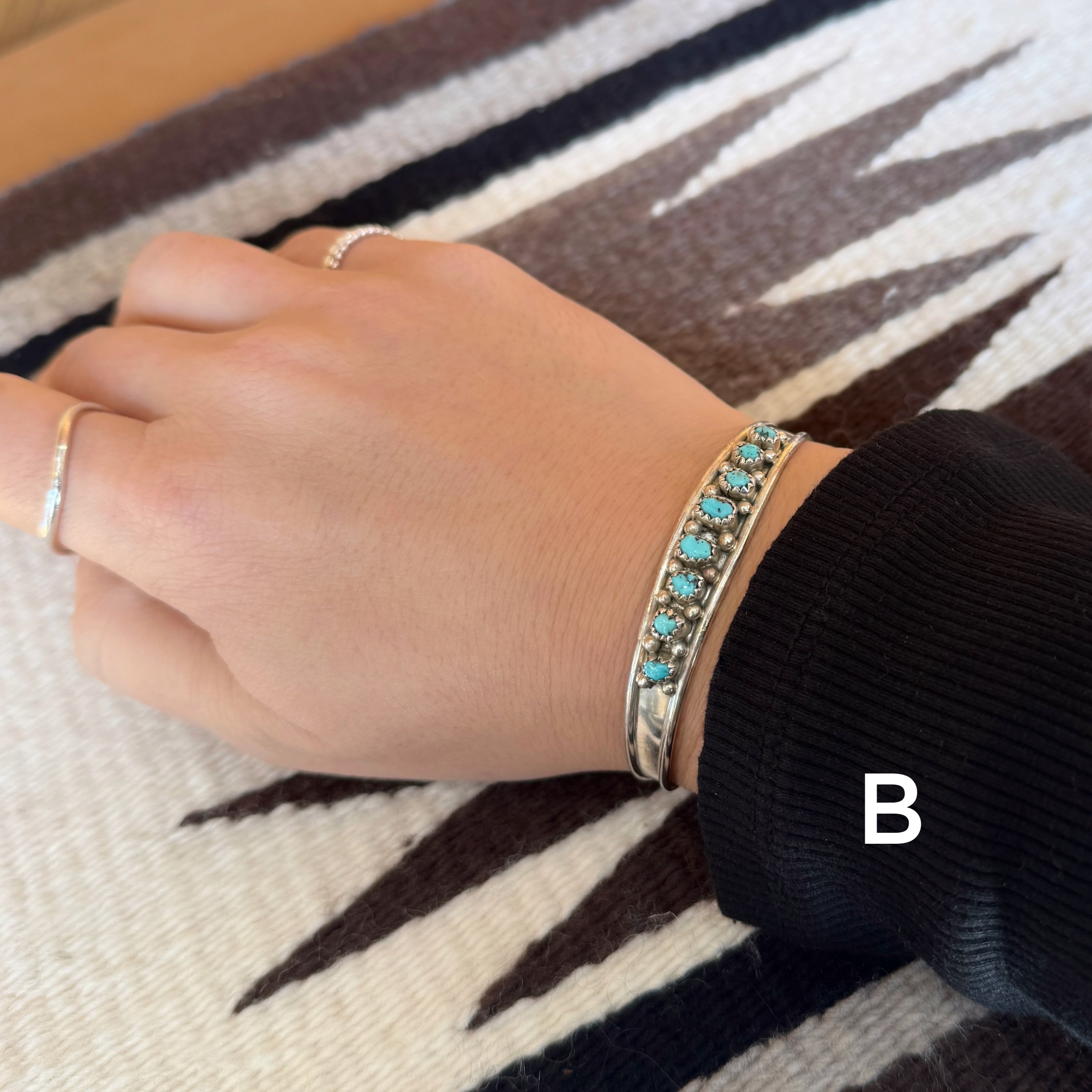 2点限定】《Indian Jewerly》8ストーン ターコイズ バングル | 【公式