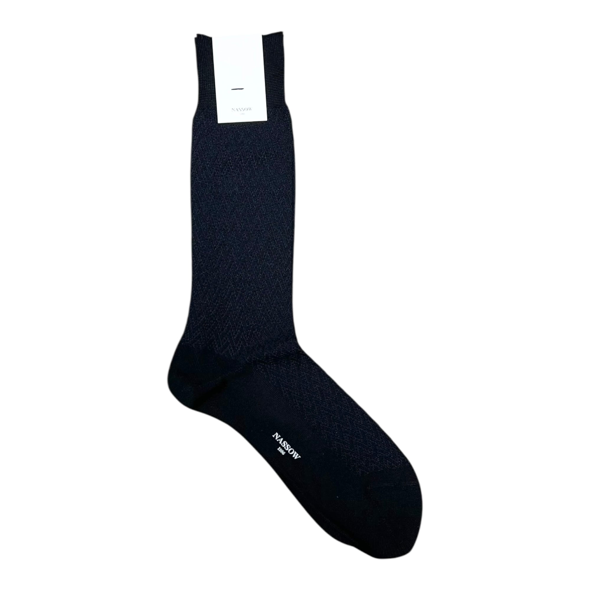 NASSOW(ナッソー) HERRINGBONE DRESS SOCKS/1252105/00