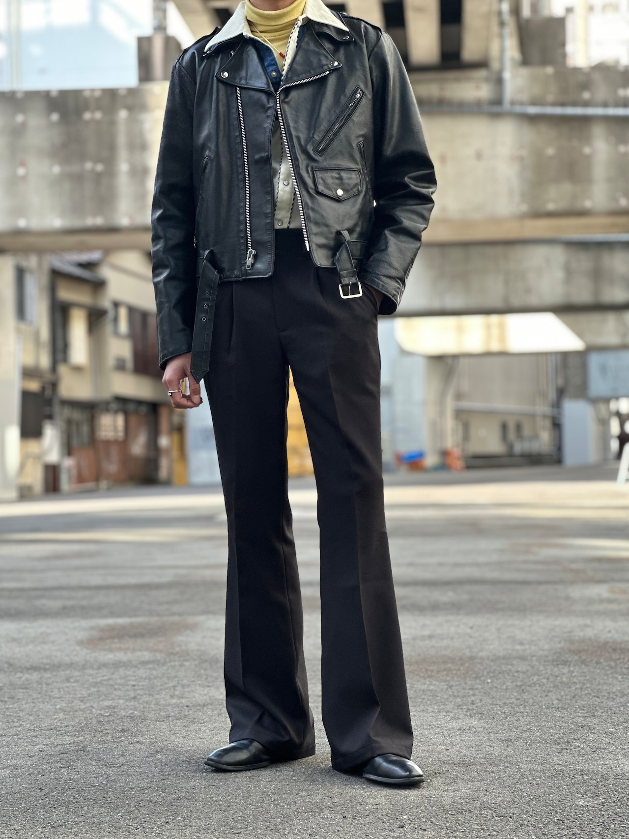 【MS01】Gurkha Flare Slacks