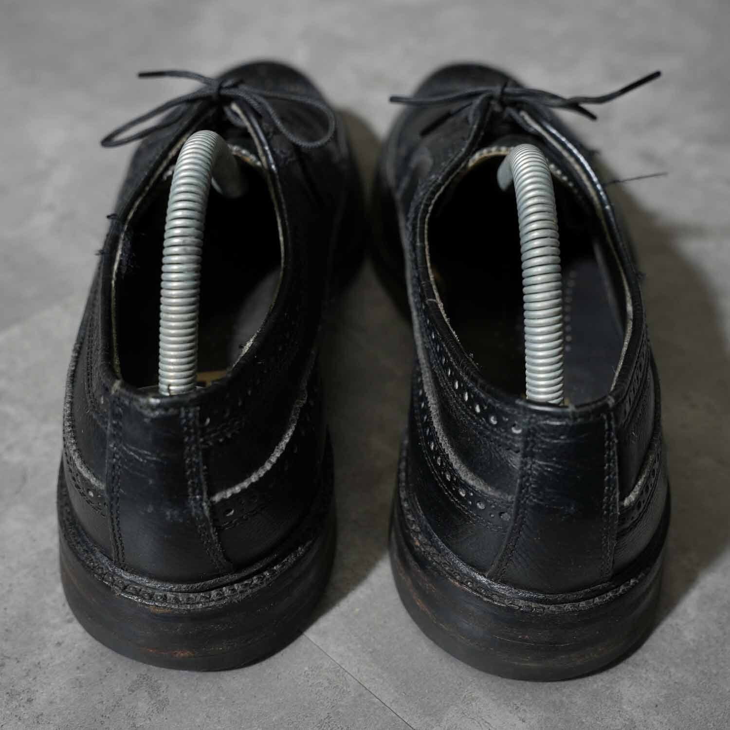 Etonic Fashions by Eaton ウイングチップ レザーシューズ ブラック
