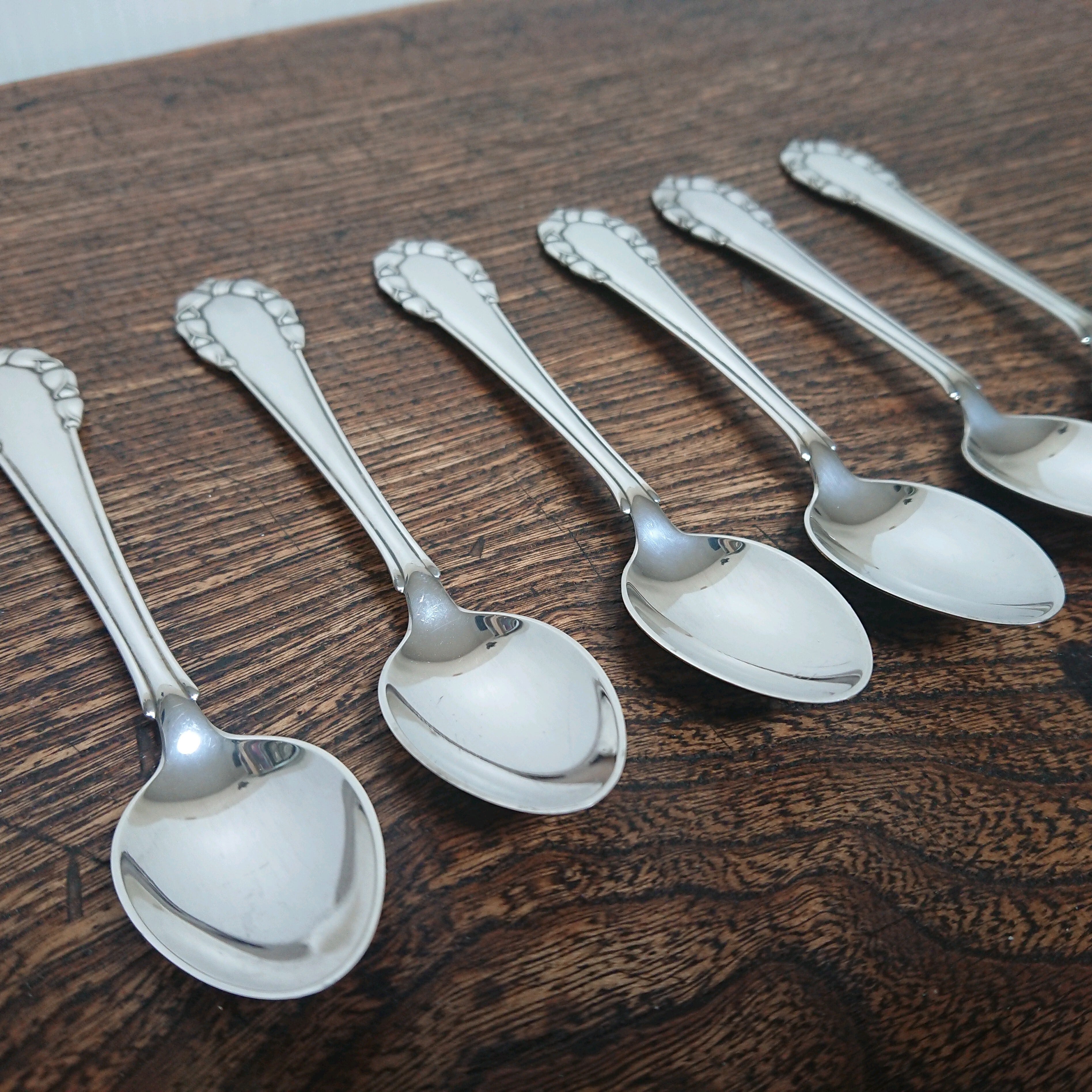 【廃盤品】デンマークメイドGEORG JENSEN ティスプーン/2本セット