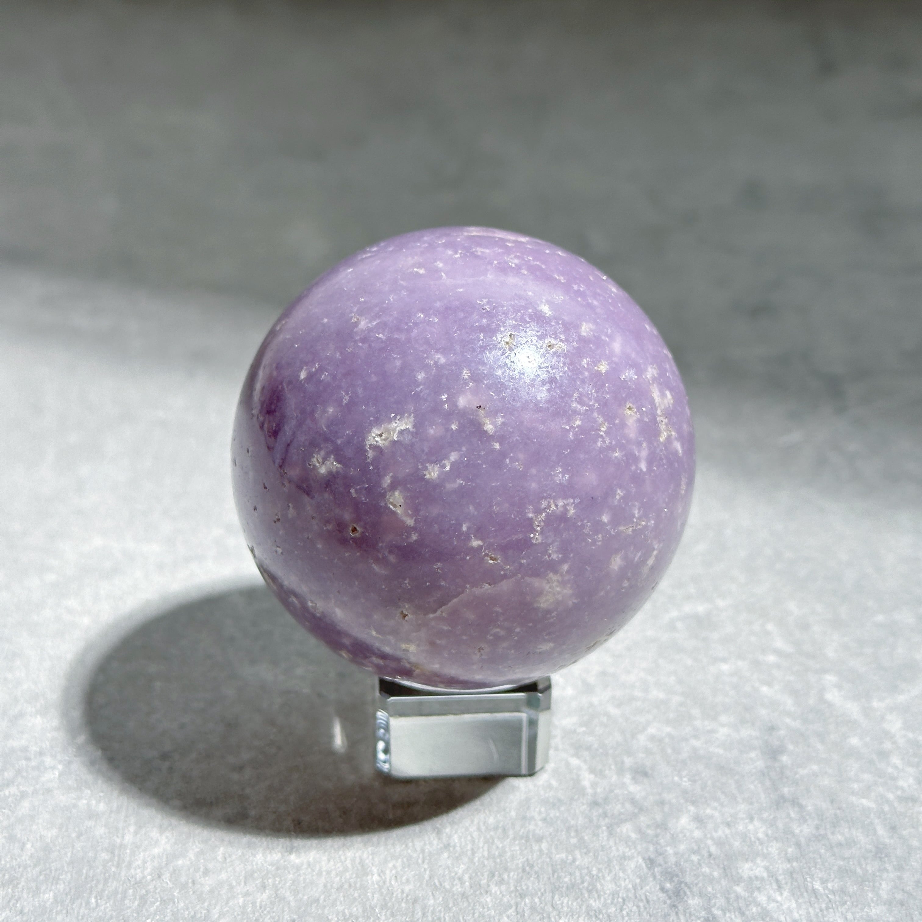 レピドライト スフィア12◇Lepidolite◇天然石・鉱物・パワーストーン