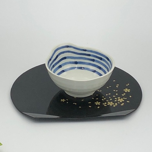 波佐見焼　和染ライン　手付トンスイ