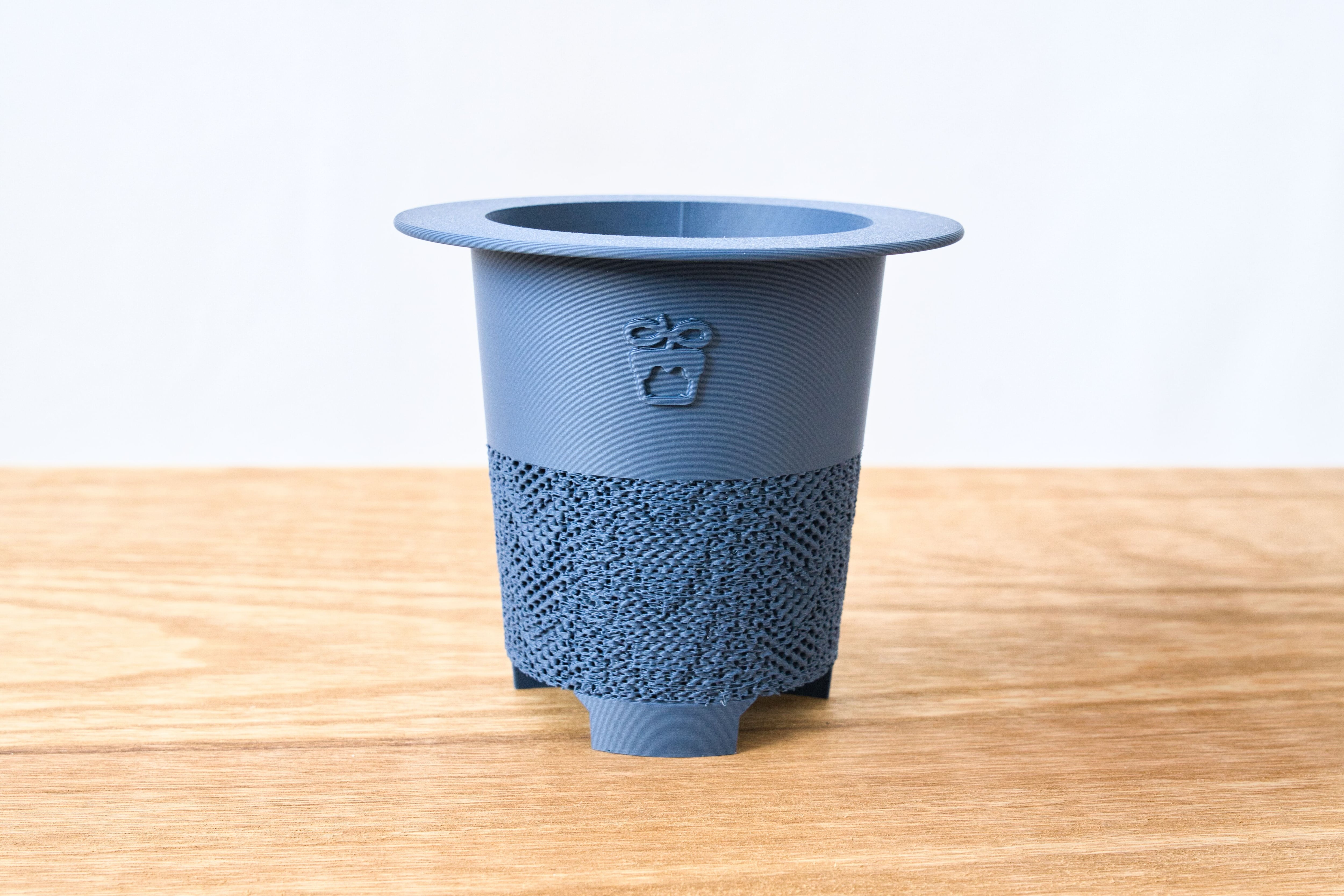 おもと鉢(2号サイズ)｜ネイビー | みどりのグリーンSHOP