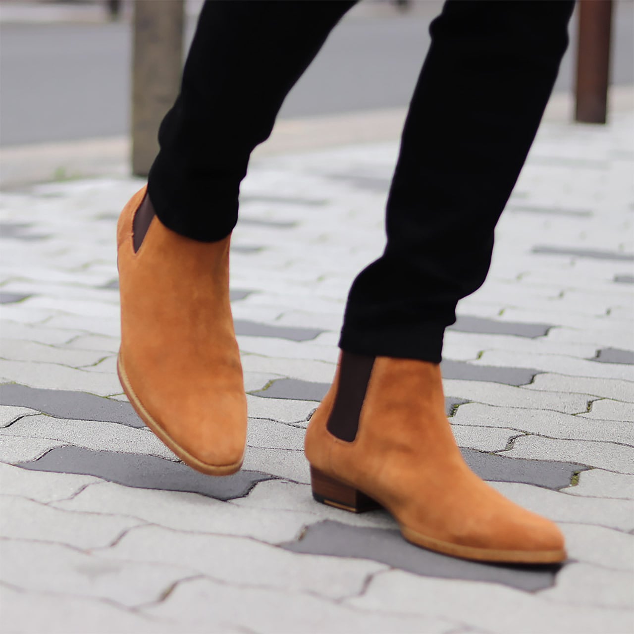 STREETにオススメ！>サイドゴアキャメルスエードブーツ | Buona Vita