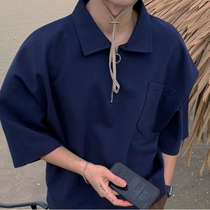 ハーフジップルーズTシャツ　MT0080440