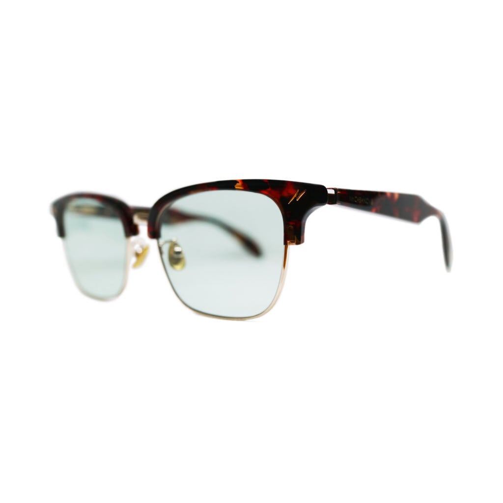 Mr.CASANOVA STOMP4 / Red Brown Demi×Gold / Emerald Green Lens