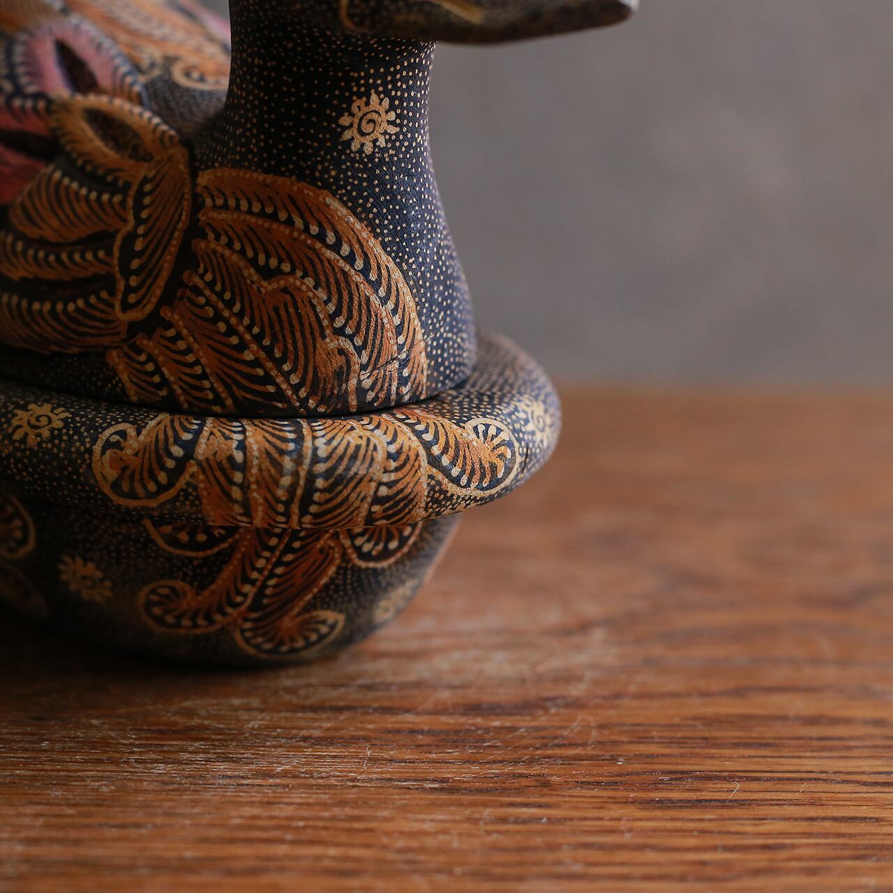 パカッと開く、プリミティブな鳥の小物入れ | 木と、輝と。| 一点もの