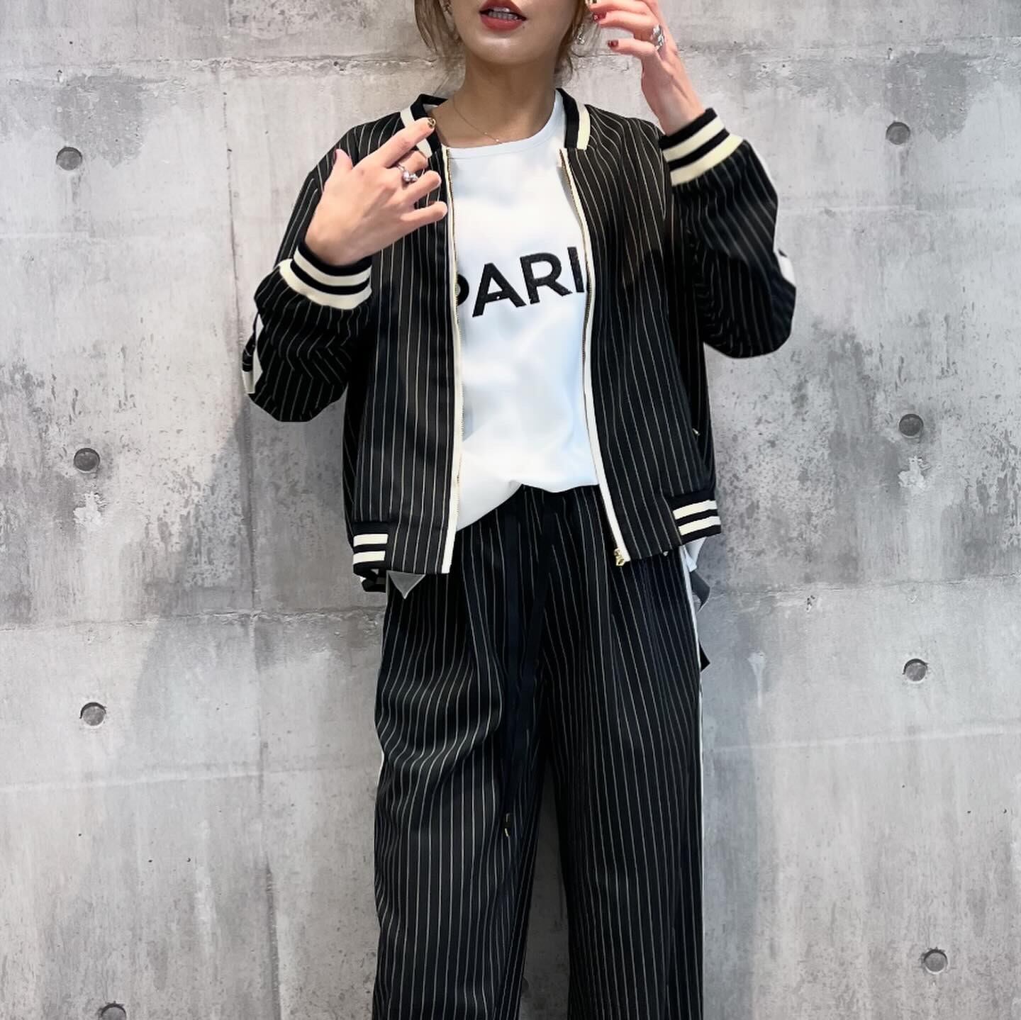ミカーレミカーレ micallemicalle MICALLEMICALLE ノーカラーLINE入り 
