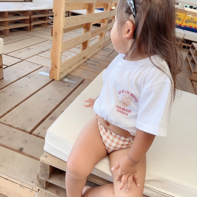 ★Kids★ Skull Tee - White / Red