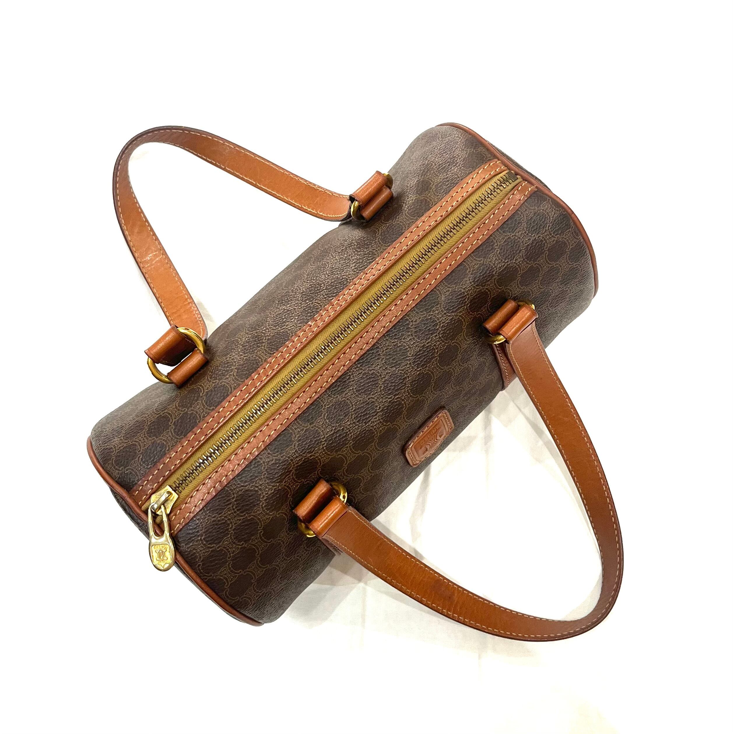 CELINE】1922 VINTAGE CELlNE セリーヌマカダム ドラムバッグ