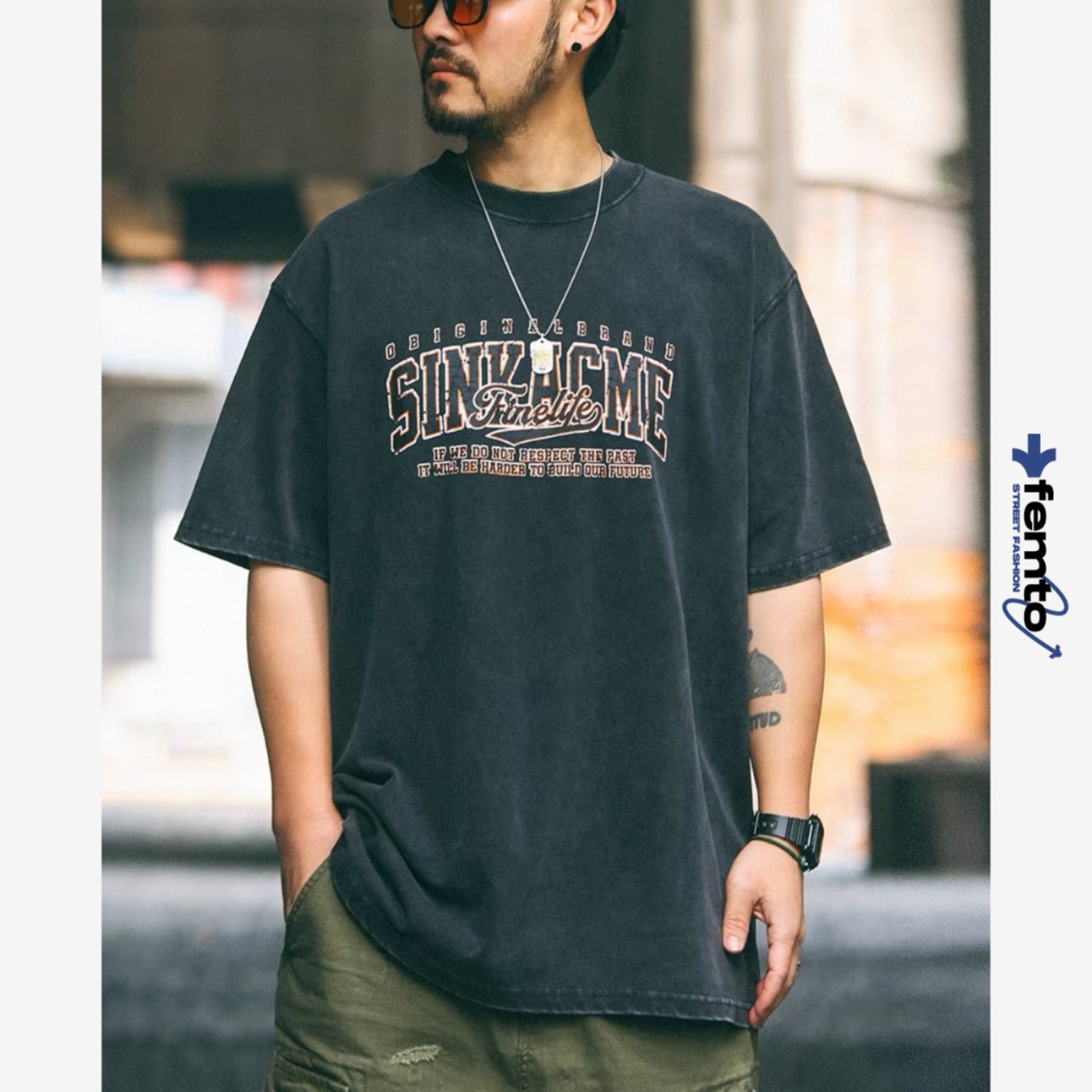 Vintage logo graphic tee 0881 - 1