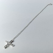 OLD "TIFFANY&CO." OPEN CROSS NECKLACE
