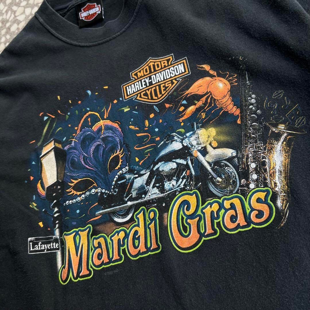HARLEY-DAVIDSON / 00's- Kardi Gras lobster T-shirt size M相当 | PAY ID