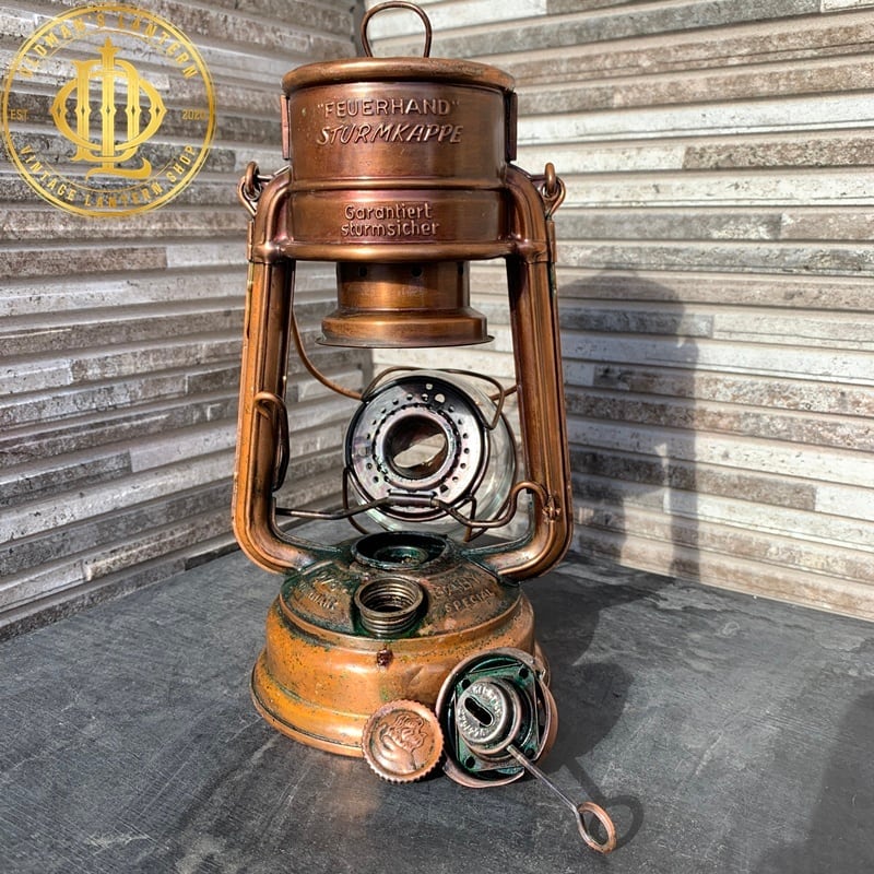 1950-70s' FEUERHAND 276 StK 純正 銅メッキ ② Oldman's lantern 1950-70s' FEUERHAND 276 StK 純正 銅メッキ ②