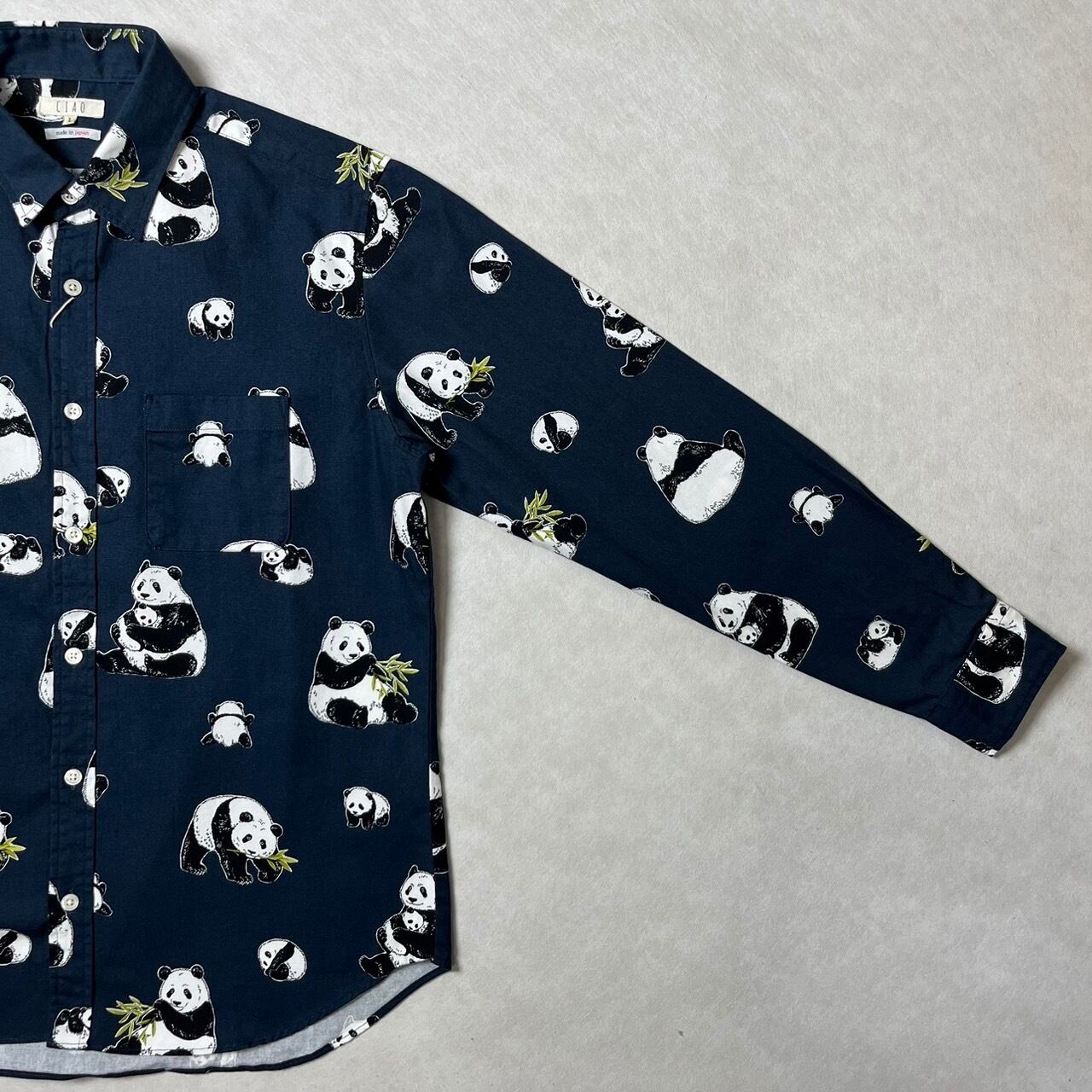 25AW新商品】パンダ長袖シャツ 日本製 CIAO TOKYO 257-50 | CIAO