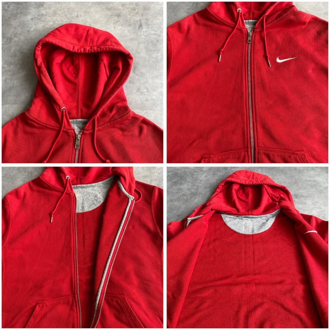 Nike 赤 ジップアップジャケット y□ナイキ/NIKE THERMA FIT ジップアップ トレーニングパーカー