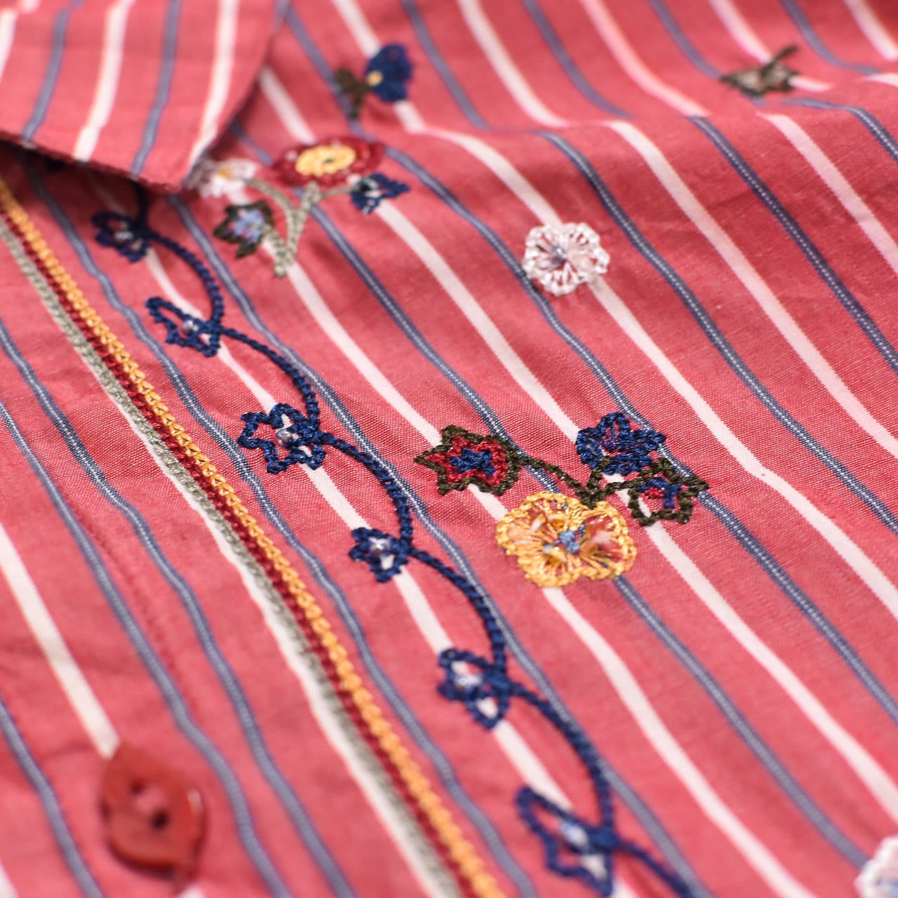 90s～ KORET City Blues tyrol shirt | 古着屋 grin days memory ...