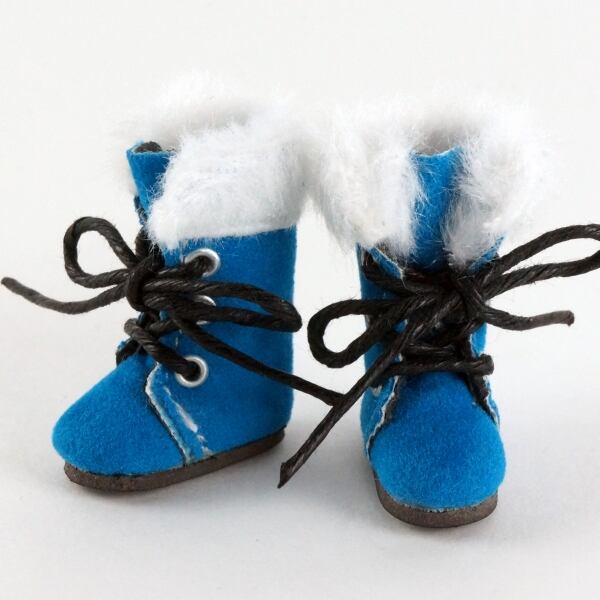 ドール靴 1/6 オビツ11 ロングブーツ SBB020BLE MW - 画像1