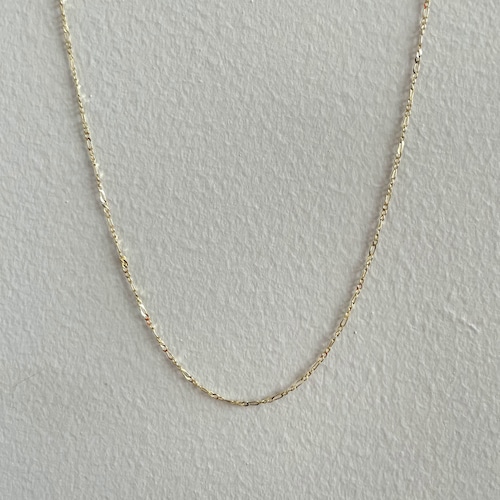 【14K-3-31】16inch 14K real gold chain necklace