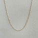 【14K-3-31】16inch 14K real gold chain necklace