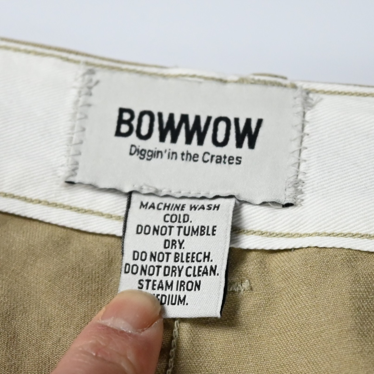 BOWWOW / 41 KHAKI TROUSERS AGED