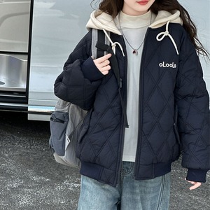 【送料無料】 子供服 女の子 フード付き 中綿 ジャケット キッズ 小学生 中学生 秋冬 アウター おしゃれ カジュアル シンプル 防寒 保温 暖かい 防風 アウトドア 通学 大人可愛い 大人女子