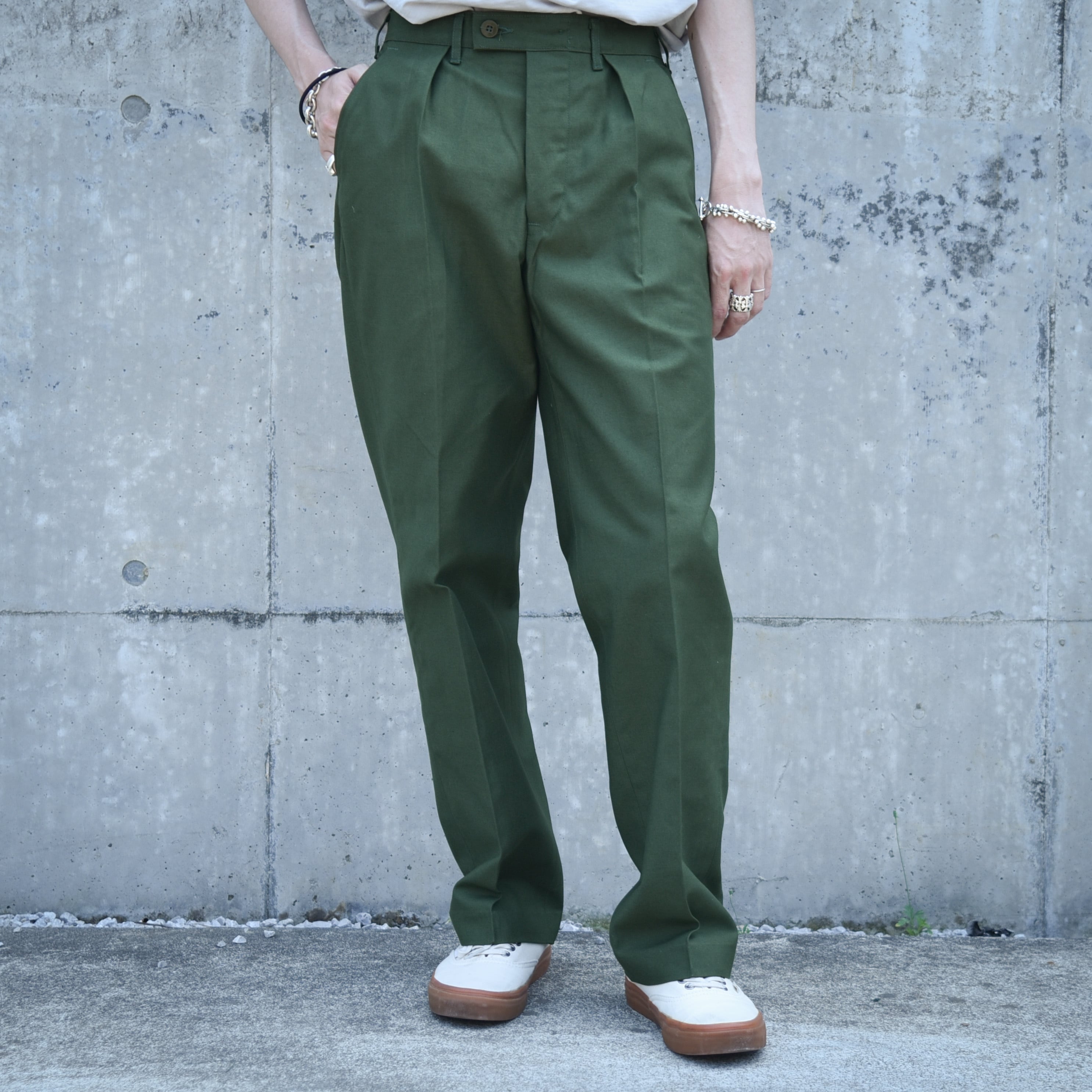 DEAD STOCK】70-80s Swedish Army Utility Trousers スウェーデン軍 ...