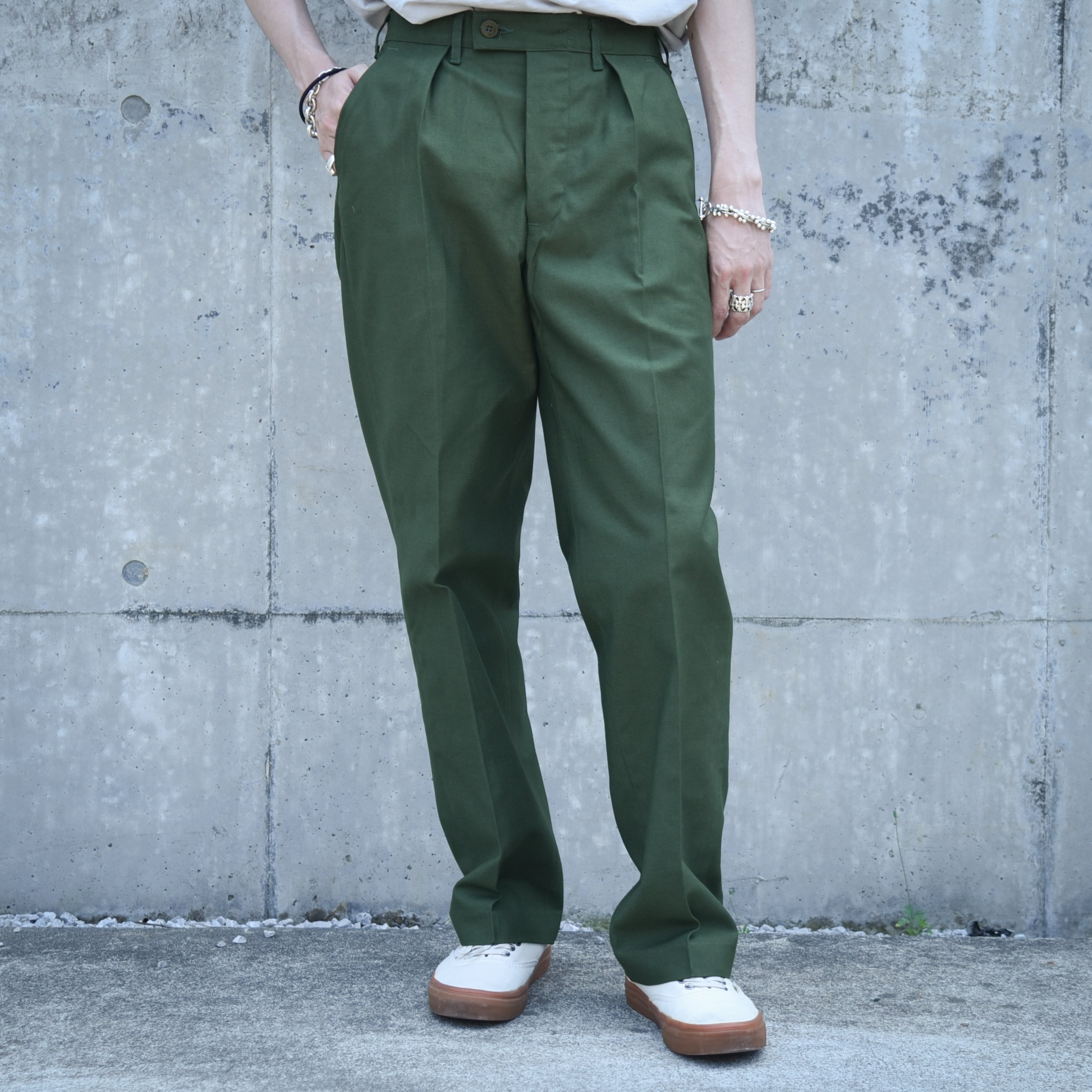 【DEAD STOCK】70-80s Swedish Army Utility Trousers スウェーデン軍 ユーティリティトラウザー