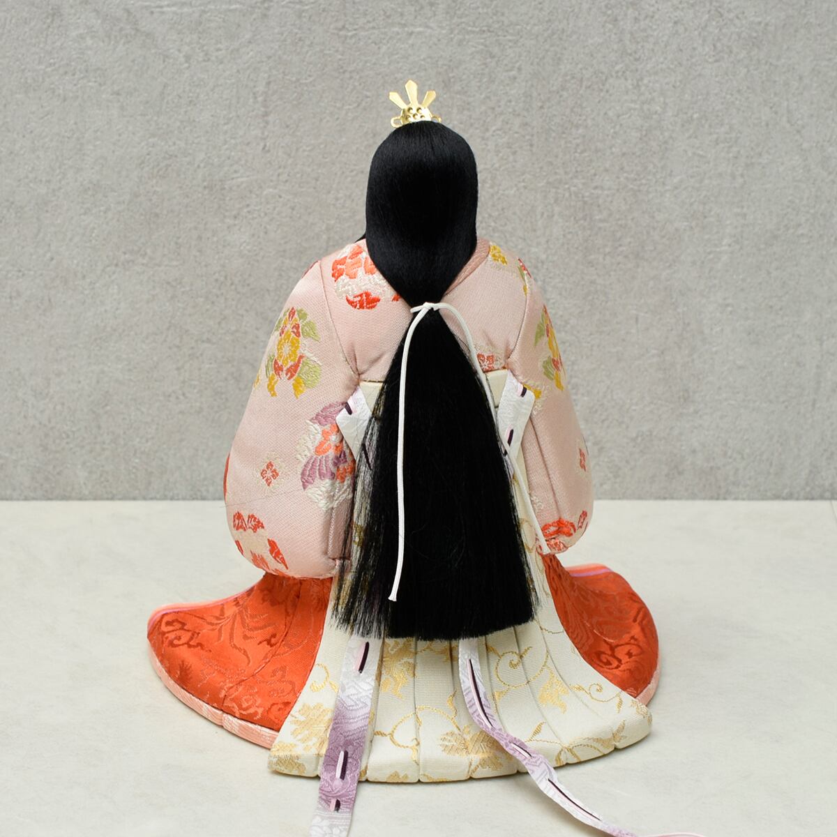 木目込人形　立雛　親王飾り 雛人形 親王飾り】縫nui /木目込親王稚児4人飾りセット