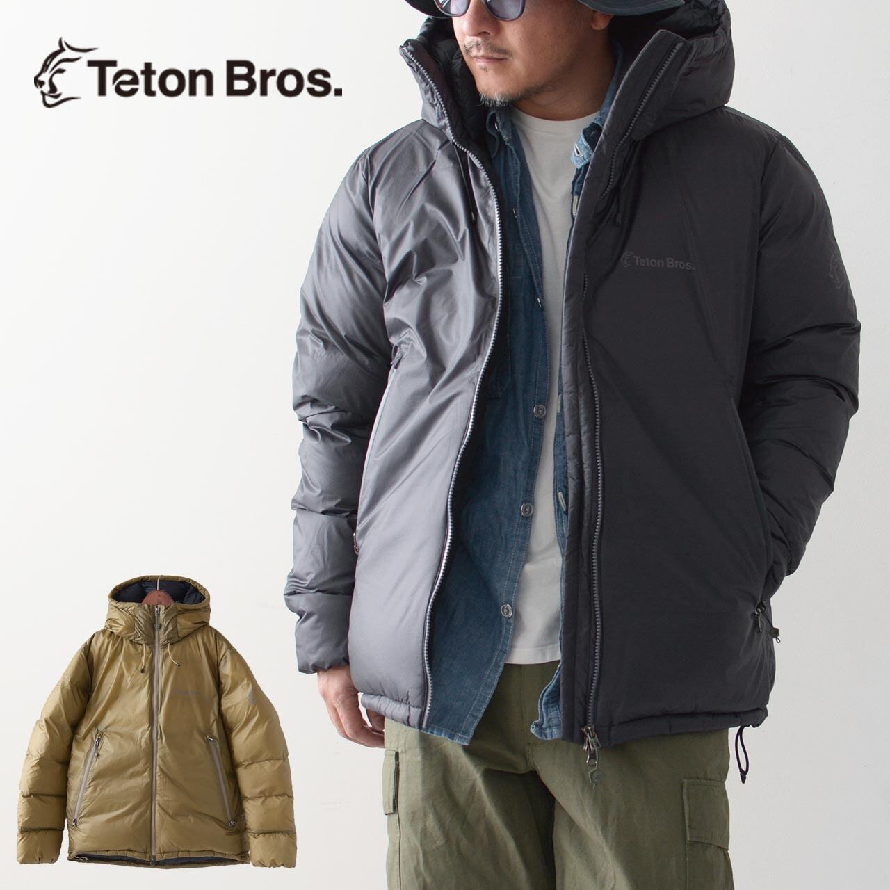 Teton Bros. ティートンブロス ダウンジャケット ブラック サイズS 
