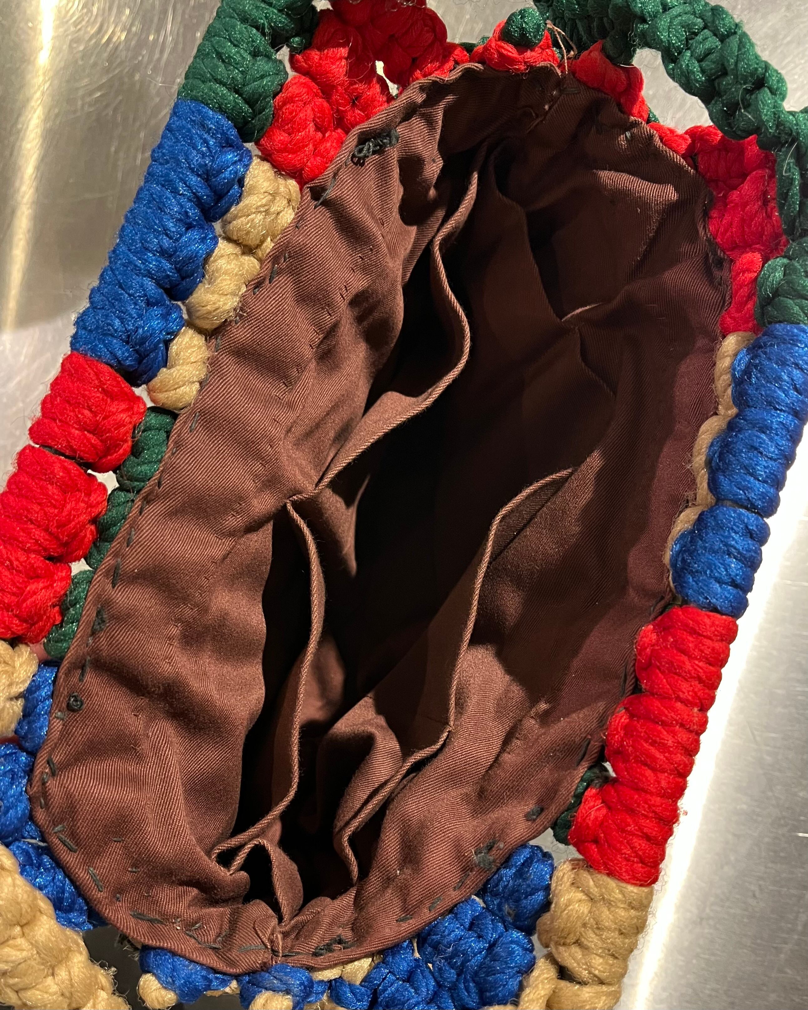 Colorful Woven Shoulder Bag Oasis the Surreal