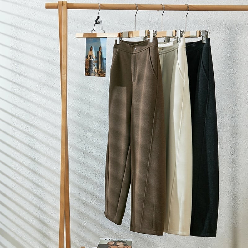 143cm〜 テーパードハーレムパンツ