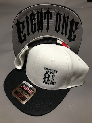 SUPPORT CAP "EIGHT ONE" WHITE