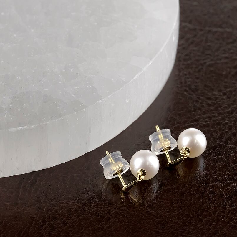 18金 ピアス レディース パール 18k アコヤ真珠 ゴールド シンプル